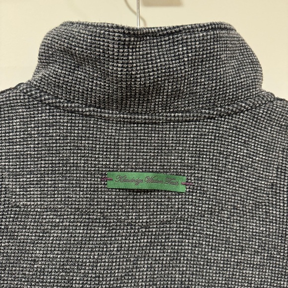 Robert Graham long sleeve grey quarter zip sweater pullover shirt size large - Picture 6 of 6